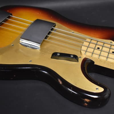 1958 Fender Precision Bass 3-Tone Sunburst Pre-CBS w/OHSC image 8