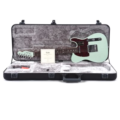 Fender American Ultra Luxe Telecaster Transparent Surf Green image 9