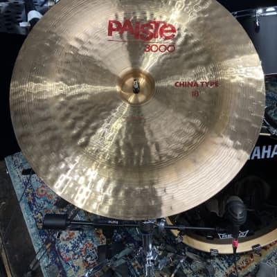 David Garibaldi's Tower of Power, Paiste 18" 3000 Series China Cymbal 1658g 1980s image 3
