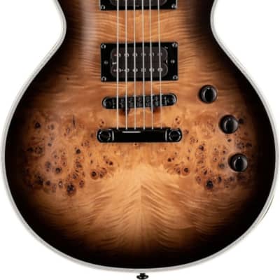 ESP LTD EC-1000 Electric Guitar w/ Seymour Duncan Pickups, Black Natural Burst image 2