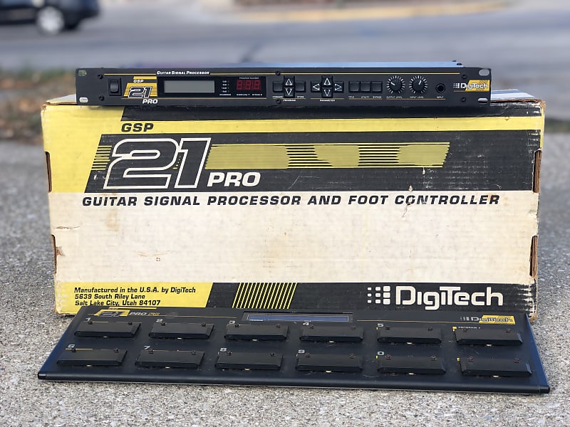 Digitech GSP21 Pro Guitar Signal Processor and Controller Reverb