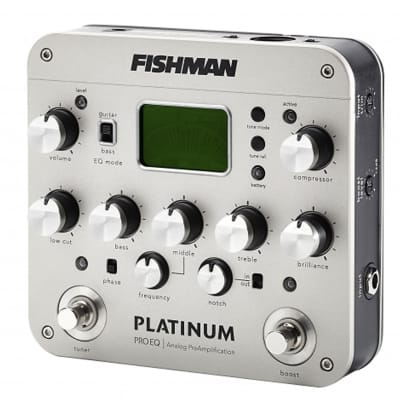 FISHMAN Pro Platinum EQ Acoustic Guitar Preamp Pedal DEMO image 1