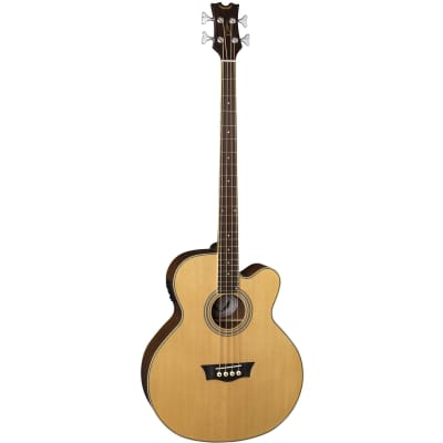 Dean EABC Cutaway Acoustic/Elec Bass Guitar in Satin Natural image 2
