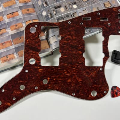 General Vintage Tone General Vintage Tone 1963 Vintage red  Tortoise  for Jazzmaster®️ Pickguard 4 layer - Red tortoise for sale