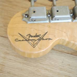 2001 Fender Stratocaster Custom Shop Relic 1956 Reissue Blackie w/ COA & ohsc image 6