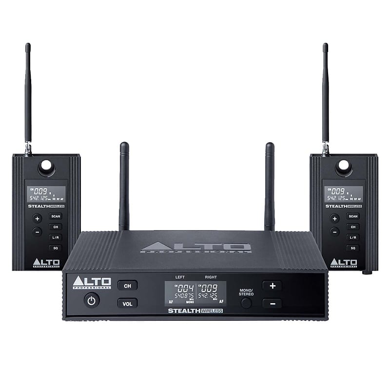 Alto Professional Stealth Wireless MKII 2-Channel UHF Wireless System for Speakers image 1