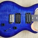 PRS SE Custom 24 Electric Guitar, Faded Blue Burst, Maple Cap/Neck, Mahogany,  Gig Bag
