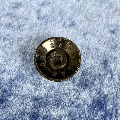 1960's Gibson Black Reflector Guitar  Knob  "No Tone-Volume"  Cracked but Functional (SG-LP-335) image 9