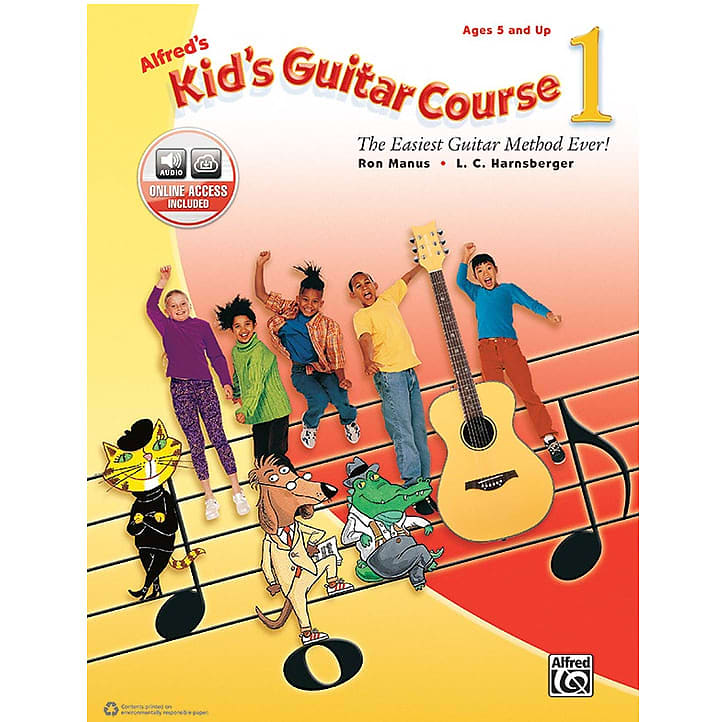 Alfred's Kid's Guitar Course 1 - The Easiest Guitar Method Ever! (w/ Online Access) image 1