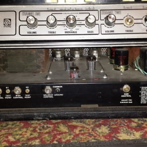希少★Ampeg 1970's★little stad★専用ハードケース付き Ampeg SVT Head 60s-70s Silver/Black w/flight case | Reverb