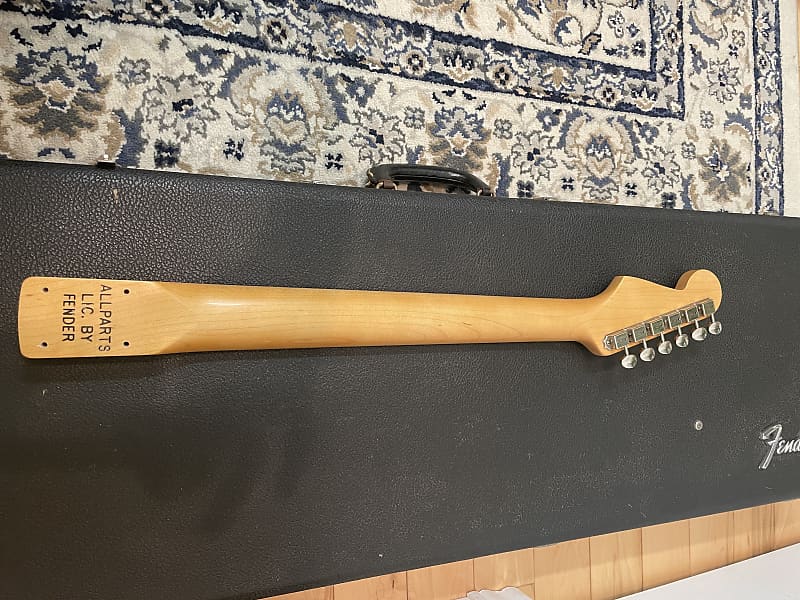 Fender Allparts Stratocaster neck Kluson tuners Light Reverb UK