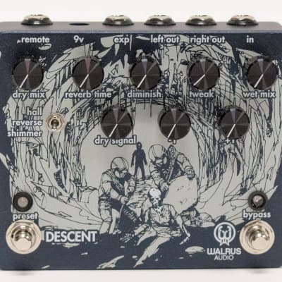 Walrus Audio Descent Reverb / Octave Machine Guitar Effect Pedal image 2