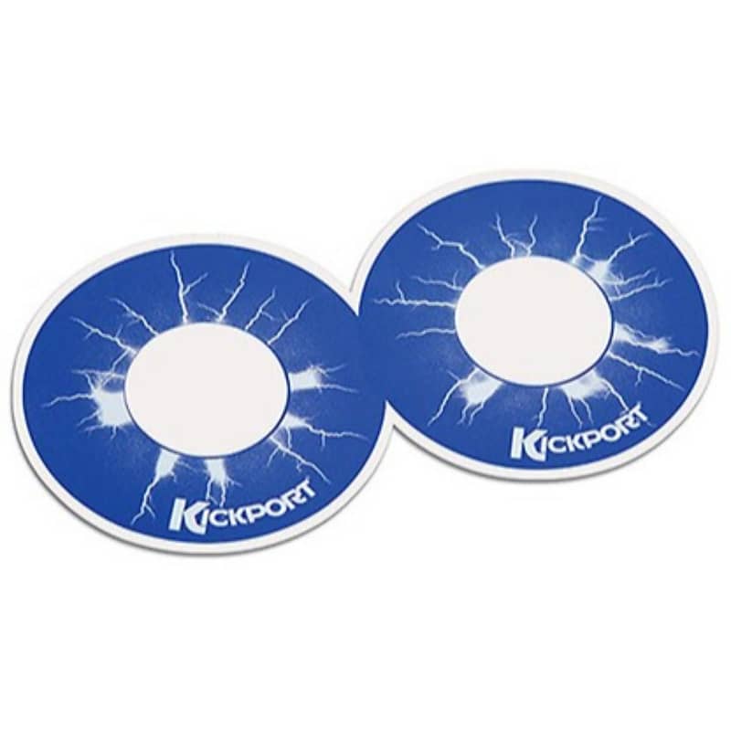 KickPort DPDWH DPad Bass Drum Impact Pad, White Reverb