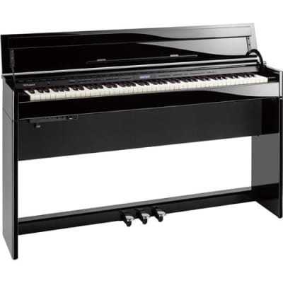 Roland DP603 88-Key Digital Home Piano, Polished Ebony image 1
