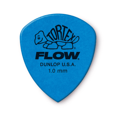 Dunlop 558P10 Tortex Flow Standard 1mm Guitar Picks (12-Pack)
