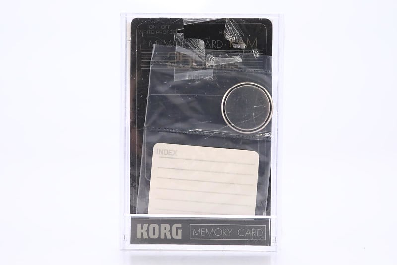 KORG MCR-03 256 Kbits RAM Memory Card In Excellent working