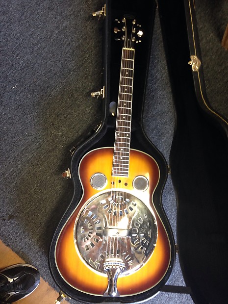 Flinthill Dobro resonator Guitar Sunburst