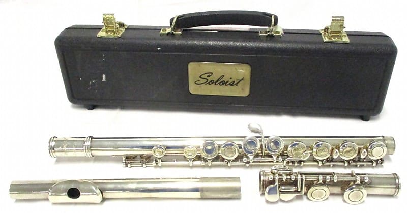 Emerson Soloist Flute, USA, Silver-Plated