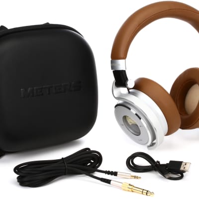 Meters OV-1-B-Connect Over-ear Active Noise Canceling Bluetooth Headphones - Tan image 2