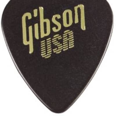 Gibson Guitar Picks, Black, 72-Pack, Thin image 3