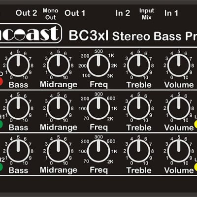 Suncoast BC-3 XL Bass Preamp *NEW *Designed with Billy Sheehan image 1