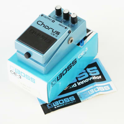 1988 Boss  CE-3 Stereo Chorus Ensemble Green Label Taiwan Near Mint in Box-Great Example Global S&H! image 1
