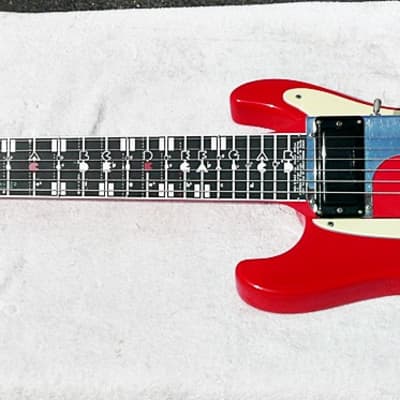 Vintage USA 1967 Mosrite Smith Guitar Mel-O-Bar Electric Slide Guitar Serial #128 - Rare Red Finish image 5