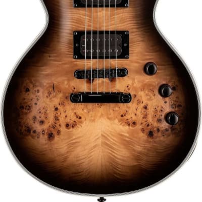 ESP LTD EC-1000 Electric Guitar w/ Seymour Duncan Pickups, Black Natural Burst image 1