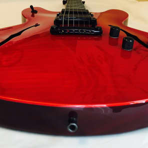 Custom Built 335 Style, Solid Maple Top, Mahogany Body, Gibson Red - Made in USA image 9
