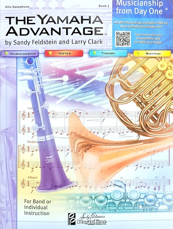 The Yamaha Advantage Alto Saxophone Book 1 Reverb