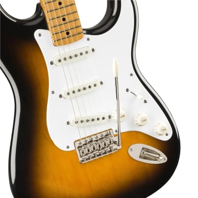 Squier Classic Vibe 50s Stratocaster Electric Guitar, Maple Fingerboard -2-Color Sunburst image 3