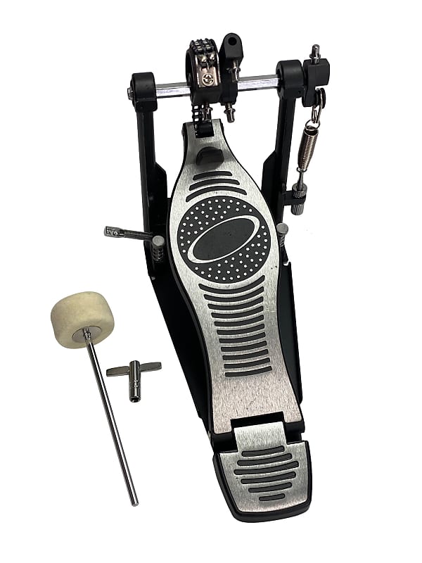Zenison Single Bass DRUM PEDAL Heavy Duty Double Dual Chain Reverb