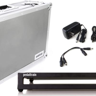 Pedaltrain Classic JR Tour Case Pedalboard Bundle Black | Reverb