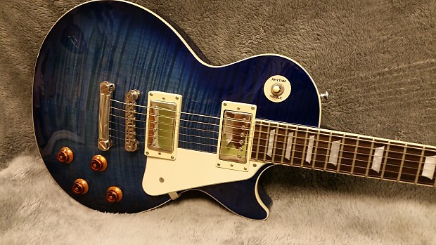 Epiphone Les Paul Standard (Transparent Blue Burst) | Reverb