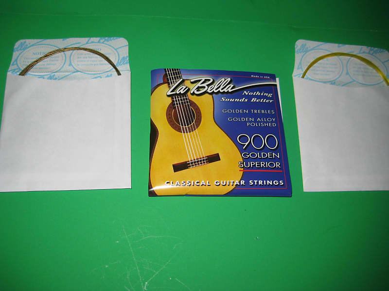 La Bella 2 Sets Golden Superior Guitar Nylon Classical Golden