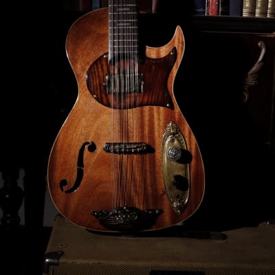Postal 12 String Texas Fireball Electric Guitar Hand Made  Mahogany New Video image 17
