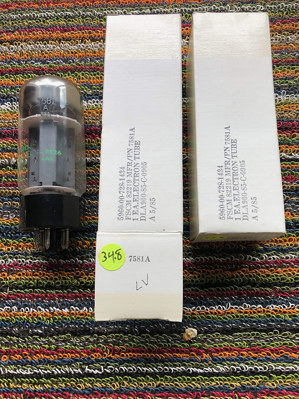 Philips 7581A - NOS matched pair