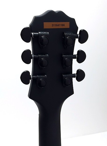 Epiphone Goth Les Paul Studio Electric Guitar - Pitch Black