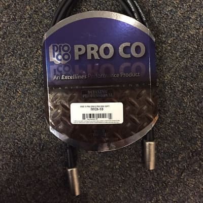 Pro Co 10ft Midi Cable (5 pin) image 2