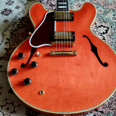 Left Handed Gibson Murphy Lab 1959 ES-355, Ultra Light Aged, Watermelon Red, Mint  with COA, OHSC! image 4