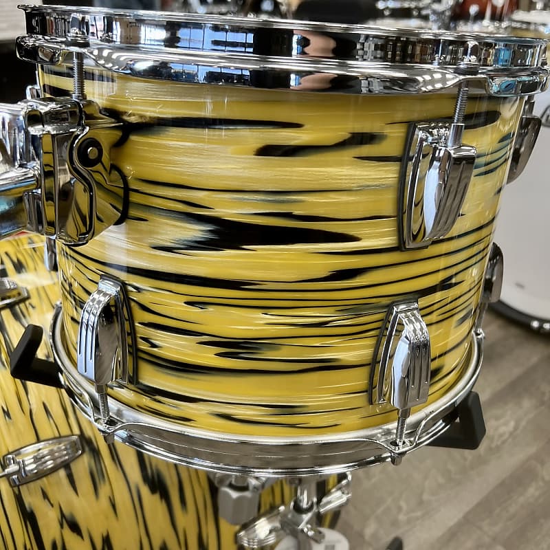 Ludwig Classic Maple Fab 3Pc Shell Pack 13/16/22 (Lemon Oyster) image 1