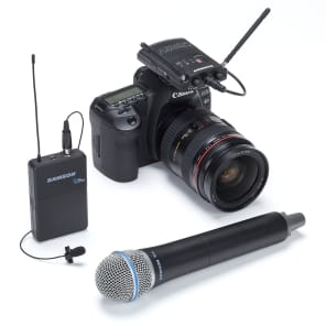Samson Concert 88 Camera Combo Frequency-Agile UHF Wireless Lavalier/Handheld Mic System - K Band (470–494 MHz)