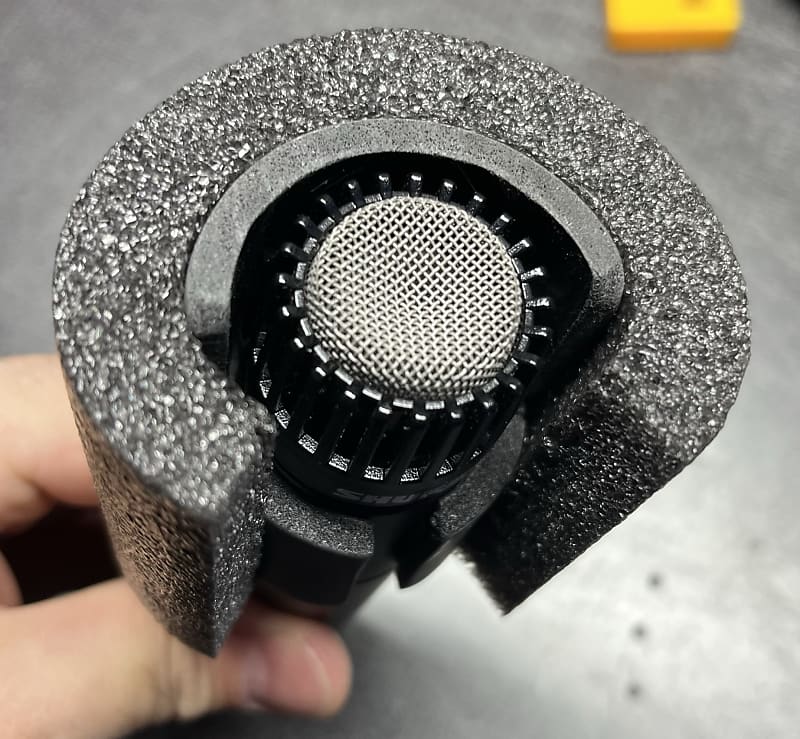 Shure SM57 HiHats bleed supressor clip Reverb