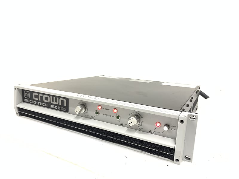 Crown MacroTech 3600VZ Power Amplifier 03415 Reverb