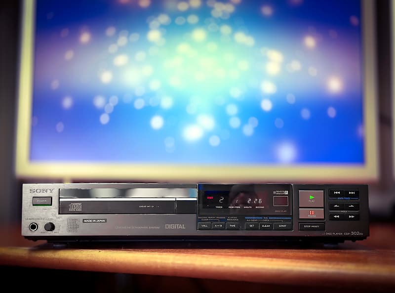 SONY CDP-302ES 🌈RaRe🌈 (1984) Vintage Stereo Compact Disc Deck