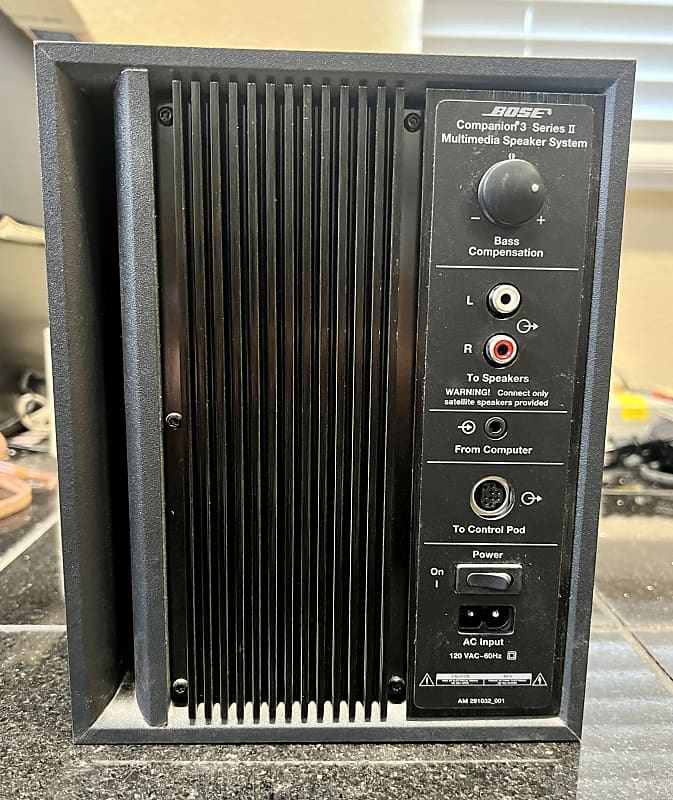 Bose Companion 3 Series II Multimedia Computer Speaker System w