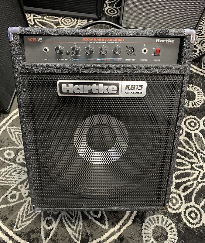 Used Hartke Kickback KB15 500w Bass Combo Amp Reverb