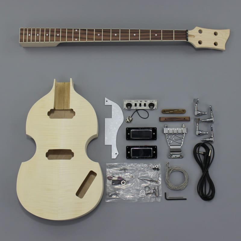 4 Strings DIY Electric Bass Kit (PTM-103-02) — Guitar Kit Shop