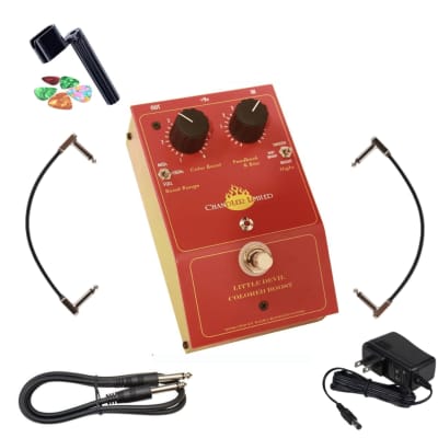 Reverb.com listing, price, conditions, and images for chandler-limited-little-devil-colored-boost-pedal