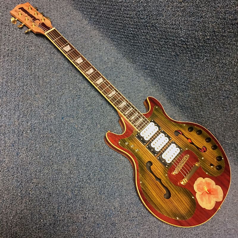 Tsunami Chambered Body Electric Guitar Handmade Reverb